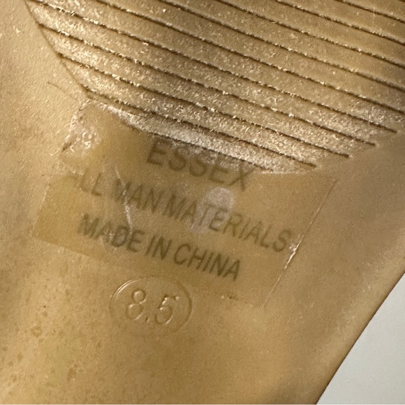 Lulu’s Essex Two-Tone Heeled Bootie 8.5 Pointy Toe - Picture 7 of 7